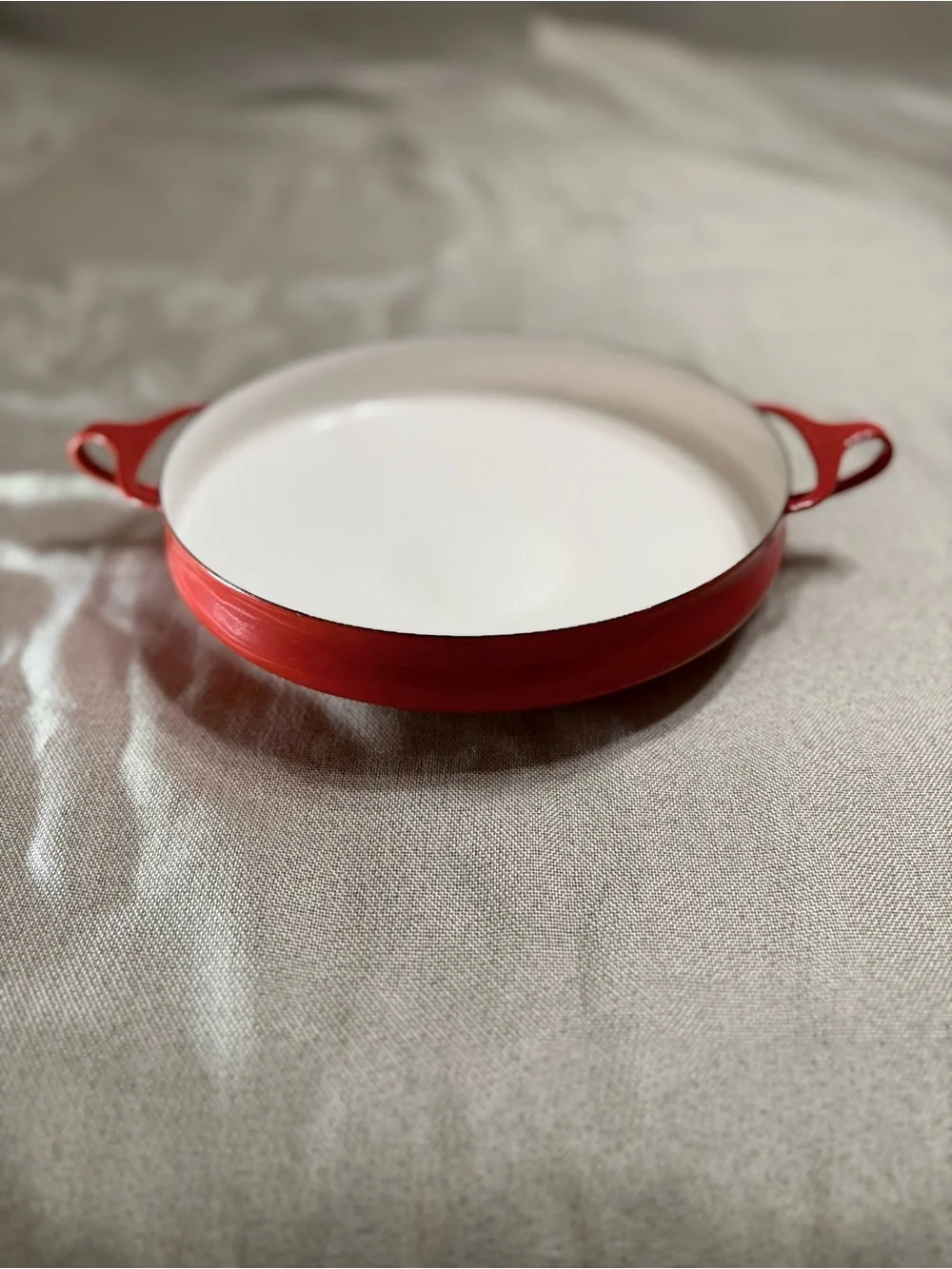 Vintage Dansk Kobenstyle Red Paella Pan IHQ Denmark Jens Quistgaard MCM